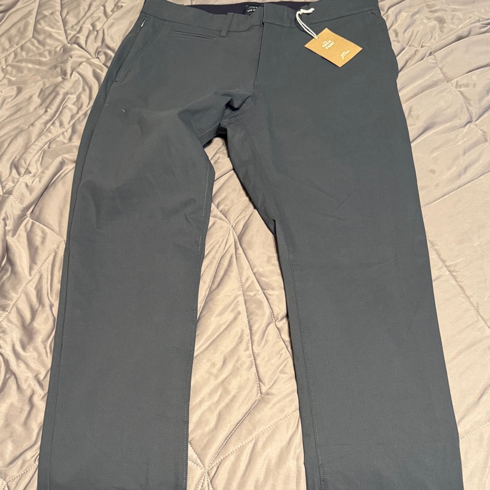 J.Crew Tech Pant in Charcoal and Navy